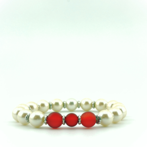 Pearls With A Touch of Red